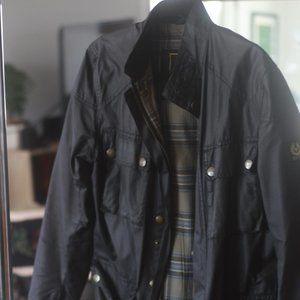 Men's Size 38 US Belstaff Waxed Cotton Trialmaster Jacket